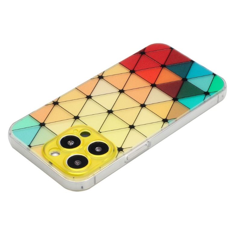 Hoesje voor iPhone 13 Pro Mona Rhombus