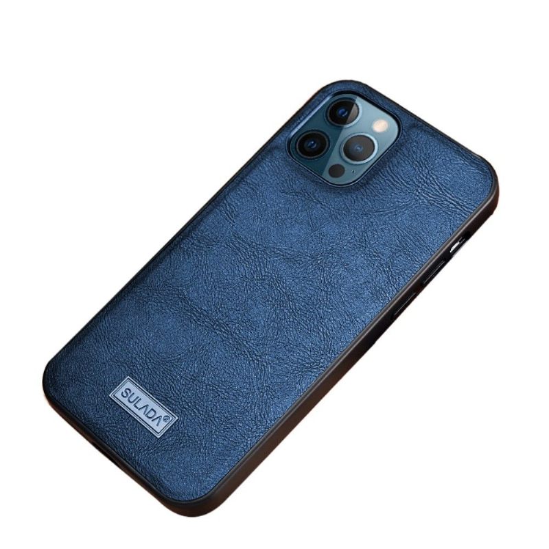 Hoesje voor iPhone 13 Pro Sulada Leereffect