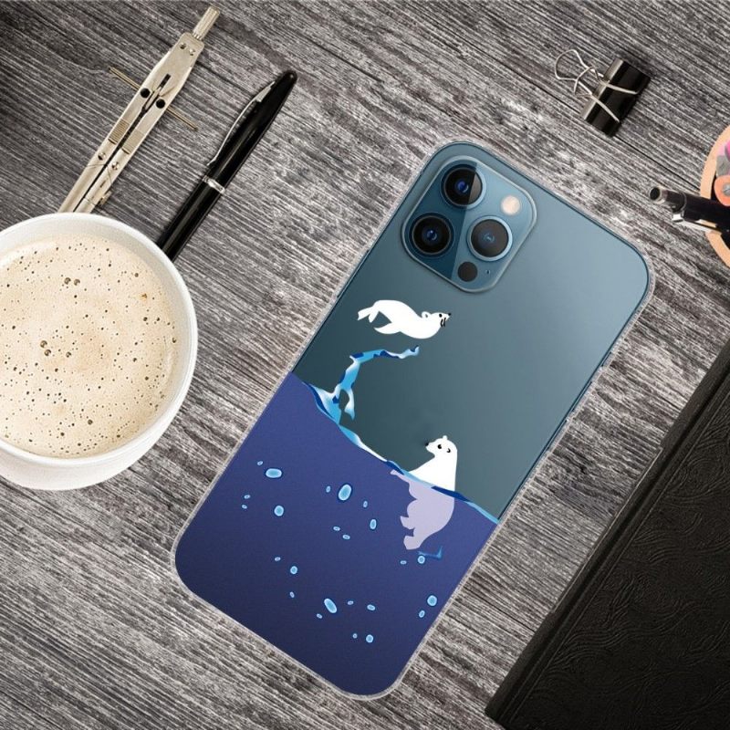 Hoesje voor iPhone 13 Pro Zeehond En Ijsbeer