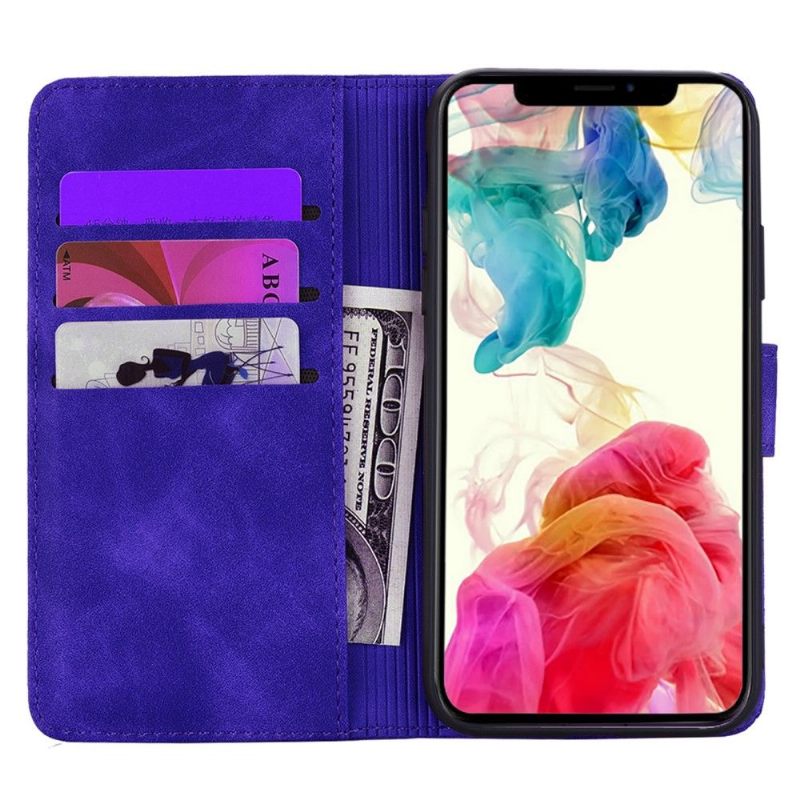 Leren Hoesje voor iPhone 13 Pro Bescherming Leïla Fleur Oriental