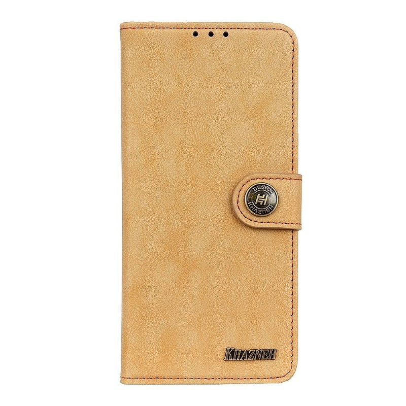 Flip Case voor Xiaomi Redmi Note 11 Pro / 11 Pro 5G Khazneh Retro Leereffect