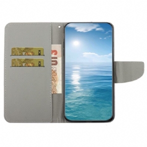 Folio-hoesje voor Xiaomi Redmi Note 11 Pro / 11 Pro 5G Anti-fall Paar En Paardebloemen