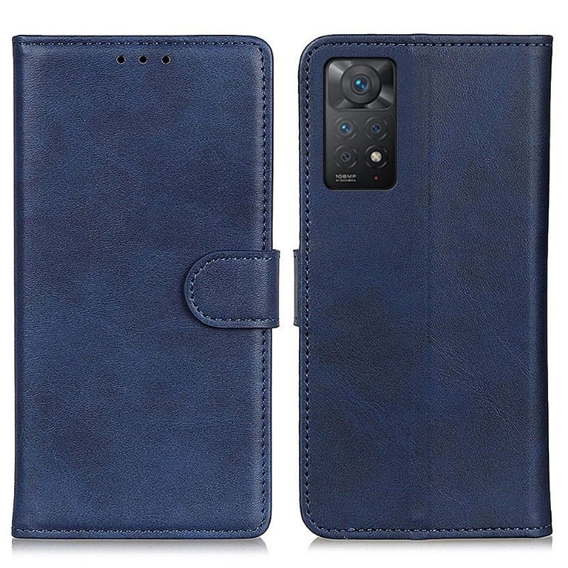 Folio-hoesje voor Xiaomi Redmi Note 11 Pro / 11 Pro 5G Marius Mat Leereffect