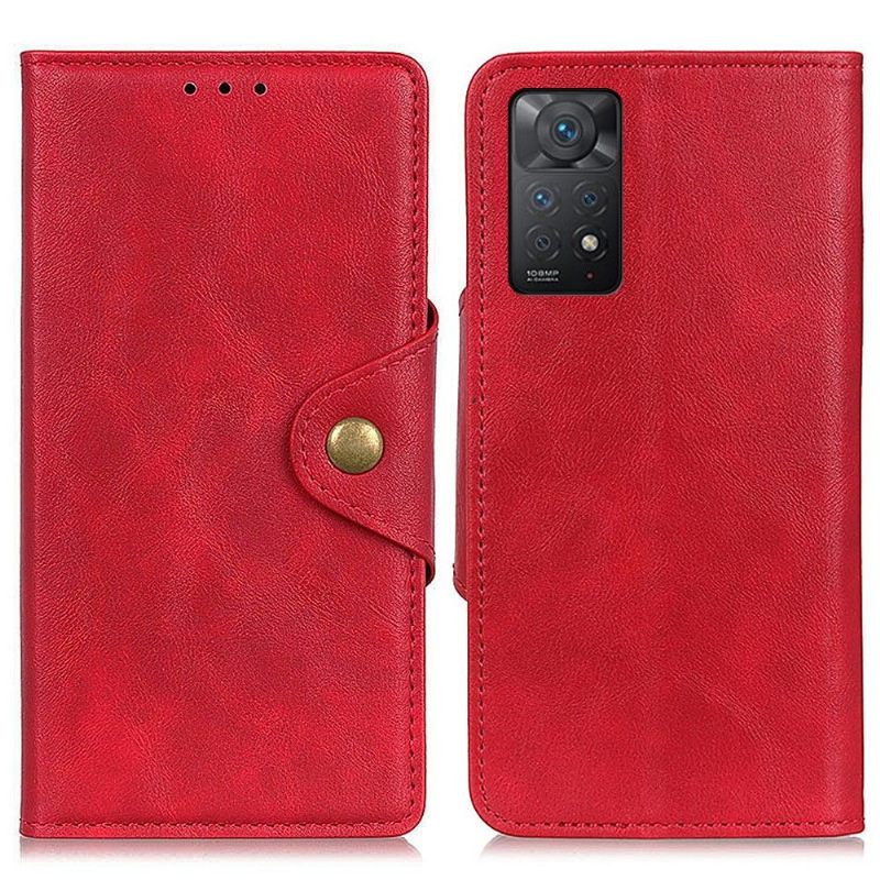 Folio-hoesje voor Xiaomi Redmi Note 11 Pro / 11 Pro 5G Volledig Beschermend Mat Kunstleer