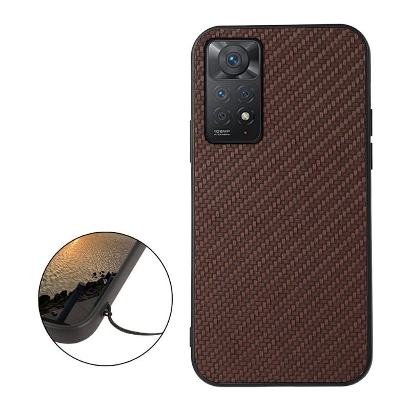 Hoesje voor Xiaomi Redmi Note 11 Pro / 11 Pro 5G Koolstof