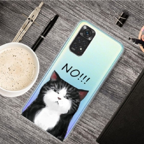 Hoesje voor Xiaomi Redmi Note 11 Pro / 11 Pro 5G Nee!!! Kat