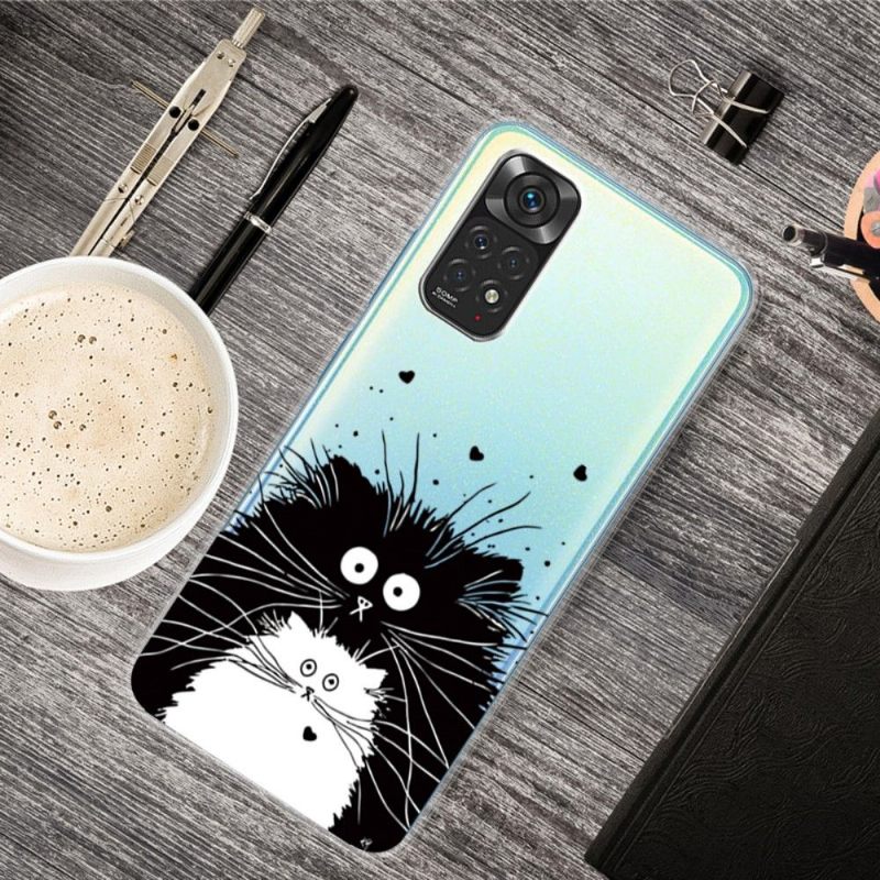 Hoesje voor Xiaomi Redmi Note 11 Pro / 11 Pro 5G Zwart-witte Katten