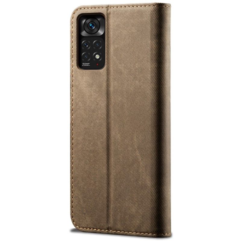 Leren Hoesje voor Xiaomi Redmi Note 11 Pro / 11 Pro 5G Bescherming De Giulia Style Jeans