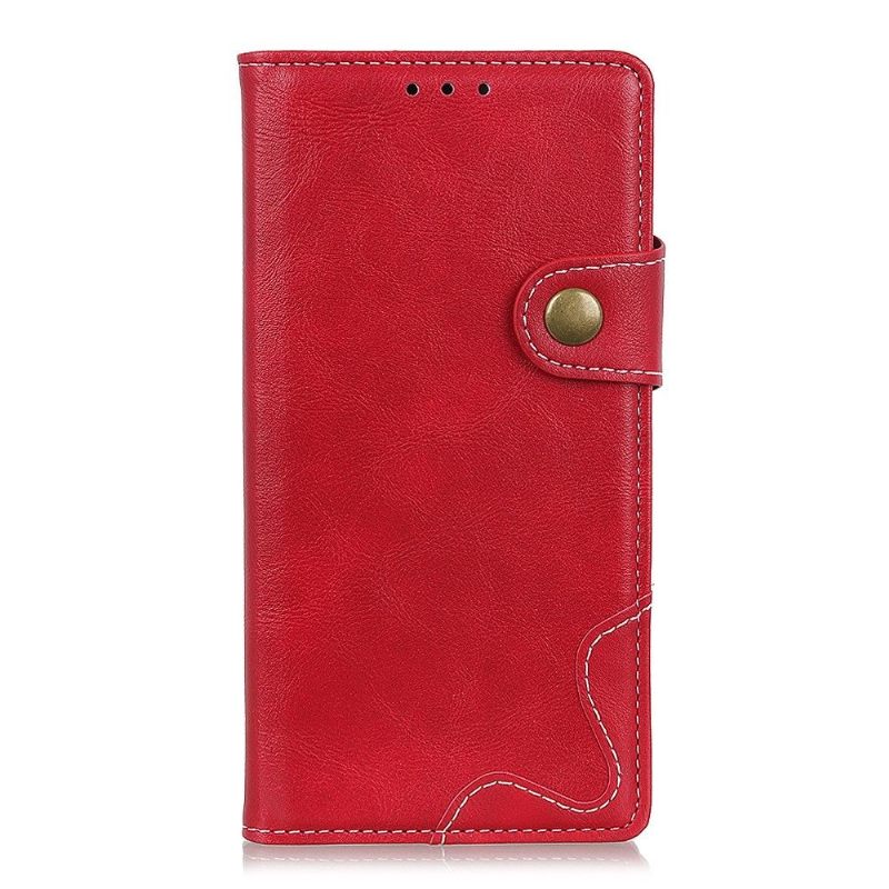 Leren Hoesje voor Xiaomi Redmi Note 11 Pro / 11 Pro 5G Bescherming S-vorm Leereffect Zichtbare Naden