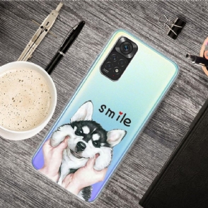 Telefoonhoesje voor Xiaomi Redmi Note 11 Pro / 11 Pro 5G Bescherming Glimlach Hond