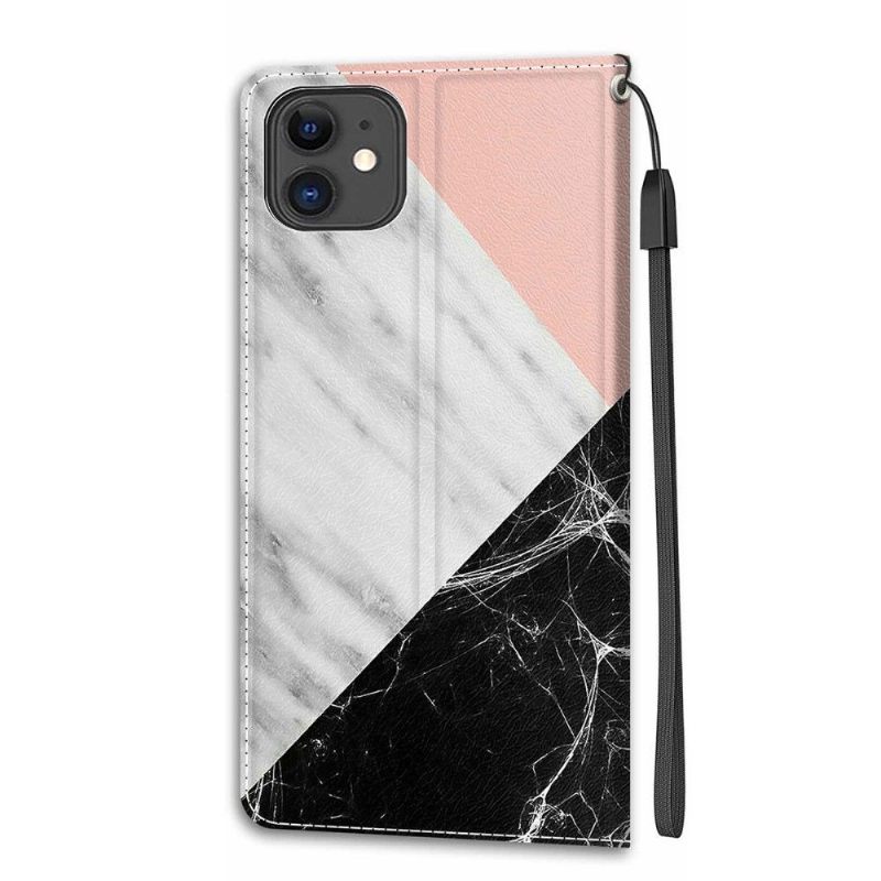 Flip Case voor iPhone 11 Drie Patronen