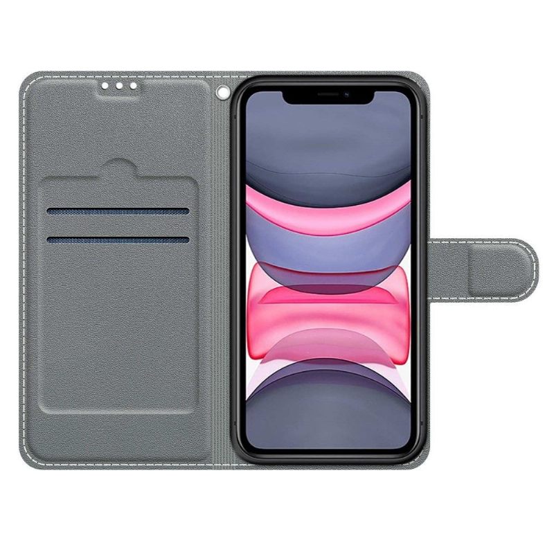 Flip Case voor iPhone 11 Drie Patronen