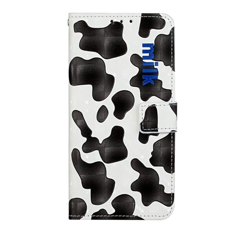 Flip Case voor iPhone 11 Koe Stijl + Schouderriem