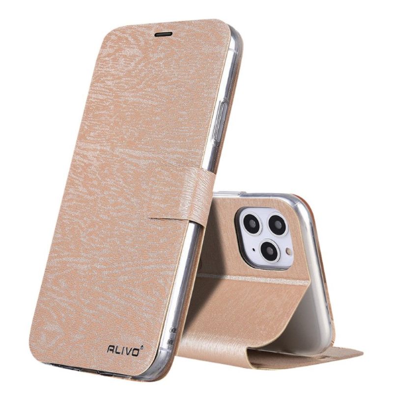 Folio-hoesje voor iPhone 11 Alivo Kunstleer Schorseffect