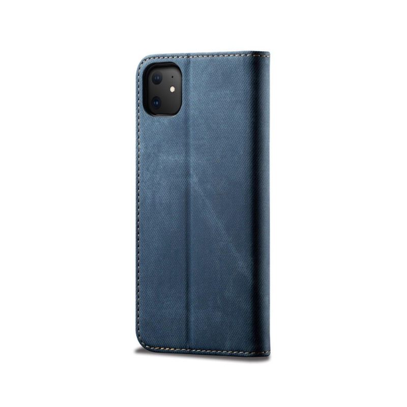 Folio-hoesje voor iPhone 11 Blauwe Jeans Stijl