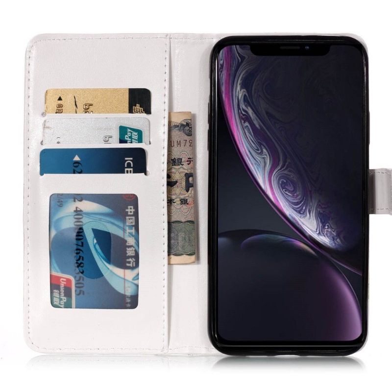 Folio-hoesje voor iPhone 11 Gouden Vlinder