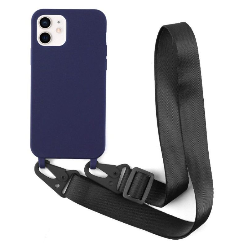 Hoesje voor iPhone 11 Bescherming Hoesje Bescherming Met Lanyard