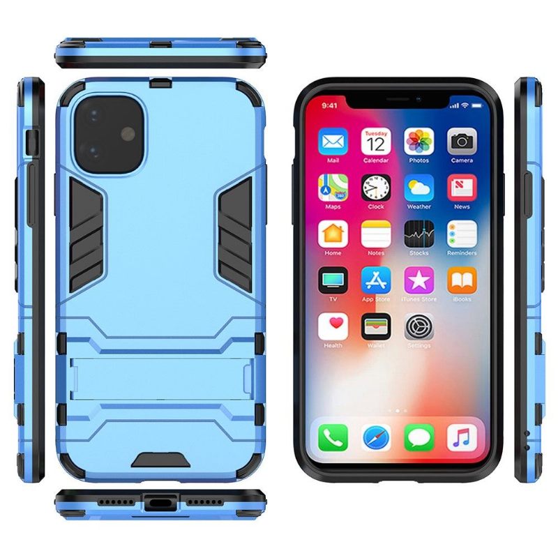 Hoesje voor iPhone 11 Cool Guard Schokbestendig Met Geïntegreerde Standaard