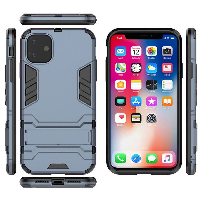 Hoesje voor iPhone 11 Cool Guard Schokbestendig Met Geïntegreerde Standaard