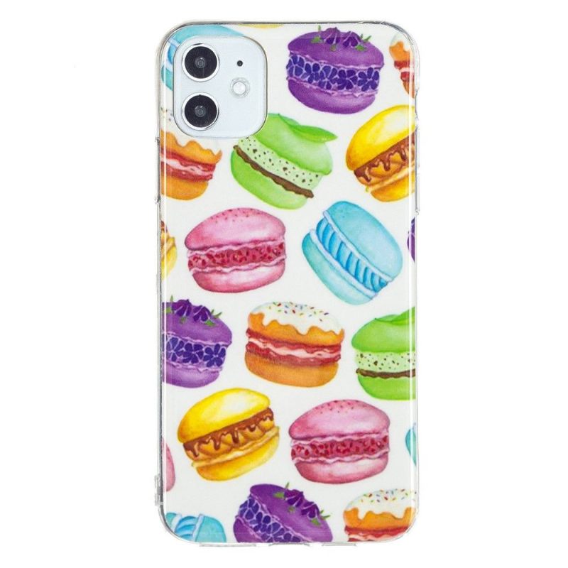 Hoesje voor iPhone 11 Fluorescerende Macarons