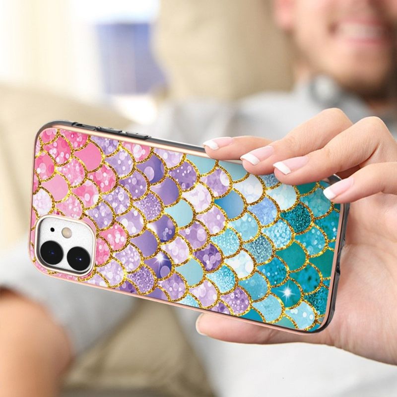 Hoesje voor iPhone 11 Schaalpatroon