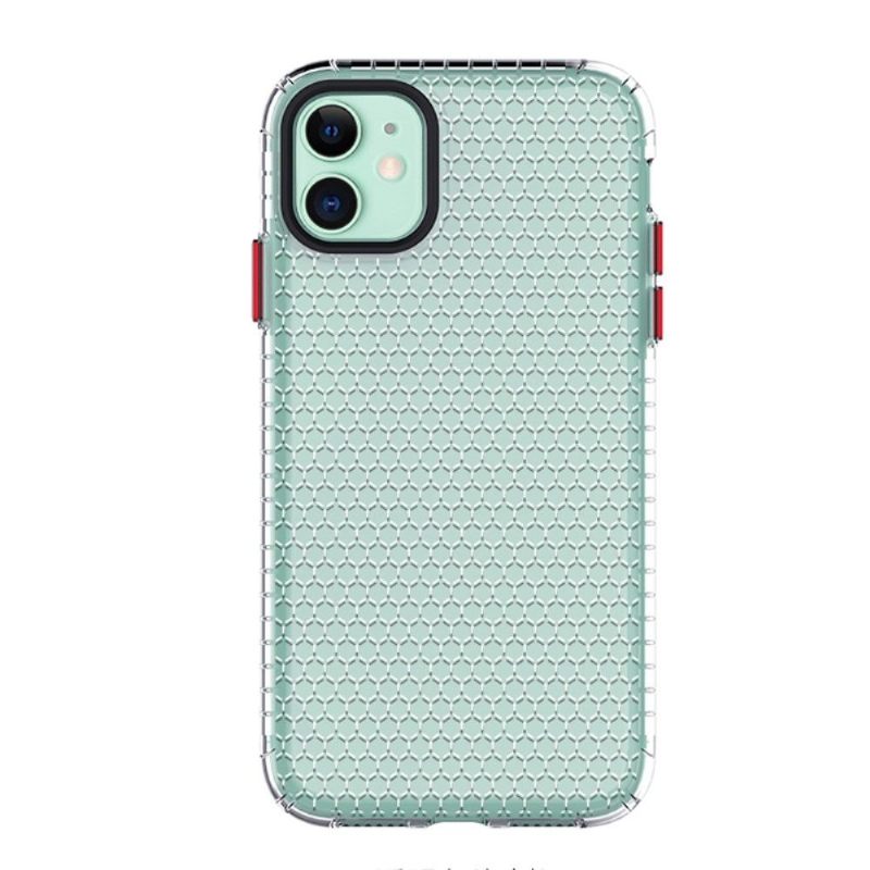 Hoesje voor iPhone 11 Siliconen Honingraat