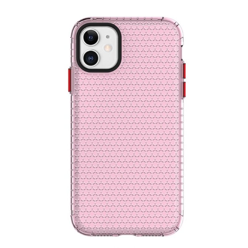 Hoesje voor iPhone 11 Siliconen Honingraat