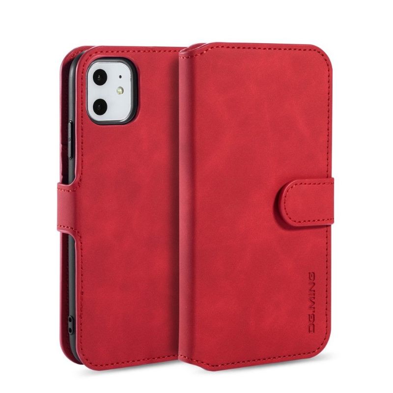 Leren Hoesje voor iPhone 11 Dg Ming Retro-stijl