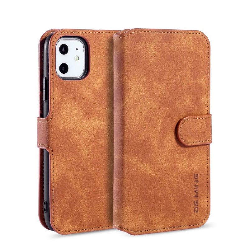 Leren Hoesje voor iPhone 11 Dg Ming Retro-stijl