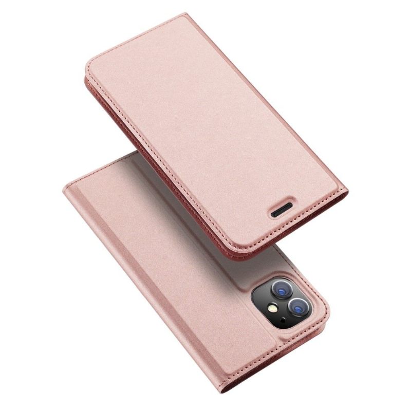 Leren Hoesje voor iPhone 11 Zakelijk Satijneffect