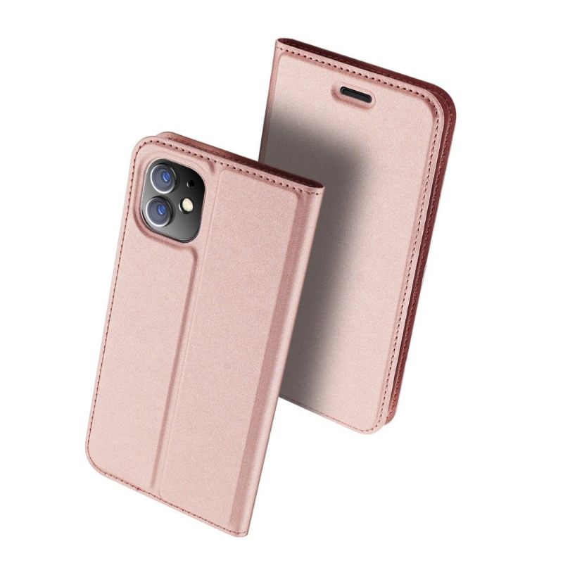 Leren Hoesje voor iPhone 11 Zakelijk Satijneffect