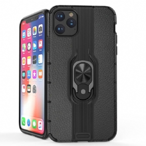 Telefoonhoesje voor iPhone 11 Ledereffect Met Geïntegreerde Ondersteuning