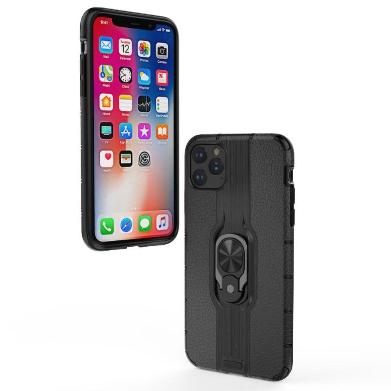 Telefoonhoesje voor iPhone 11 Ledereffect Met Geïntegreerde Ondersteuning