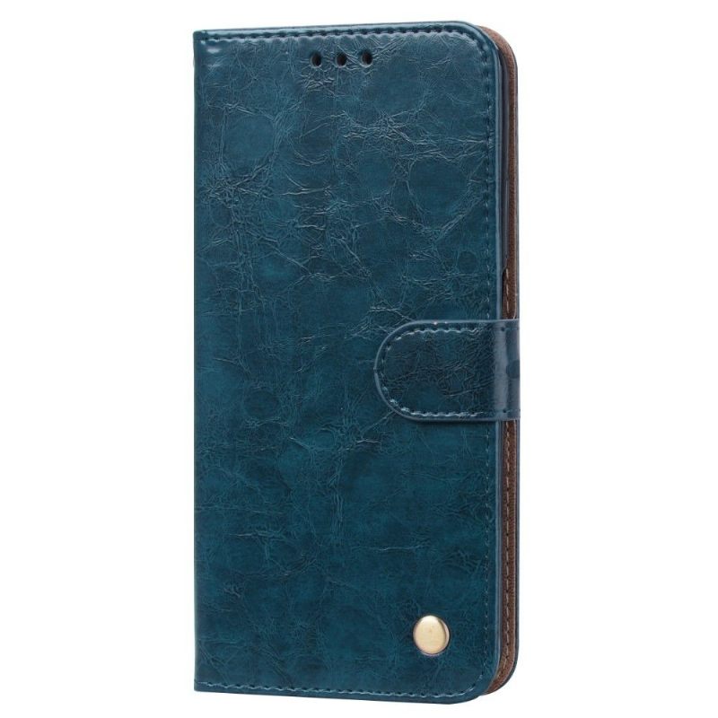 Case voor Honor 20 Luxe Vintage Leereffect