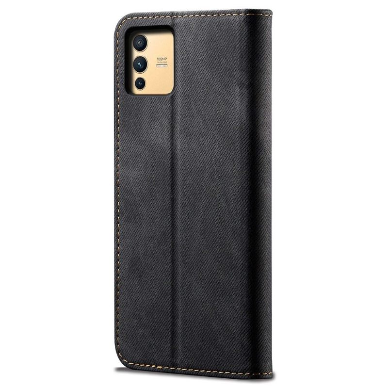 Leren Hoesje voor Vivo V23 5G De Giulia Style Jeans