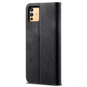 Leren Hoesje voor Vivo V23 5G De Giulia Style Jeans