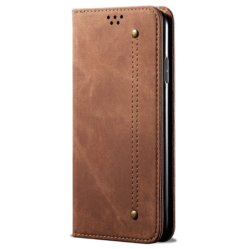 Leren Hoesje voor Vivo V23 5G De Giulia Style Jeans