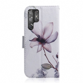 Cover voor Samsung Galaxy S22 Ultra 5G Wilde Bloem