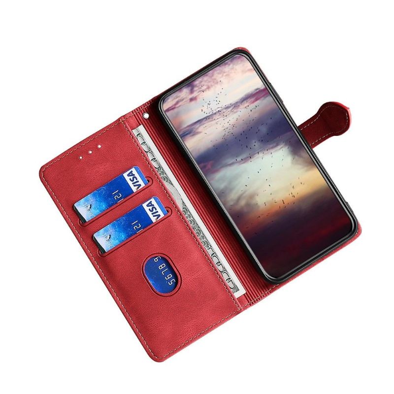 Flip Case voor Samsung Galaxy S22 Ultra 5G Love Series-steken