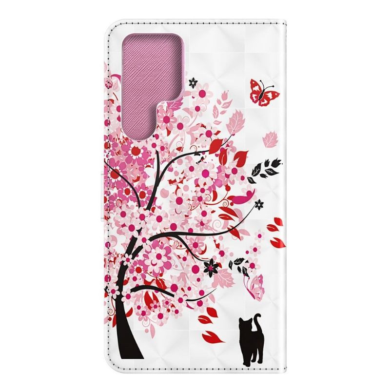 Folio-hoesje voor Samsung Galaxy S22 Ultra 5G Bloemenboom