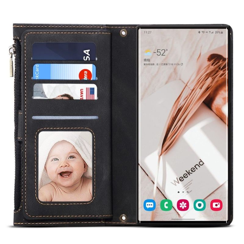 Folio-hoesje voor Samsung Galaxy S22 Ultra 5G Portemonnee Irene