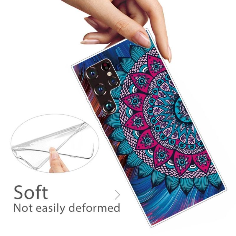 Hoesje voor Samsung Galaxy S22 Ultra 5G Kleurrijke Mandala