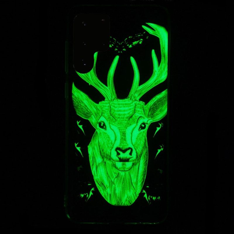 Hoesje voor Samsung Galaxy S22 Ultra 5G Lichtgevende Eland