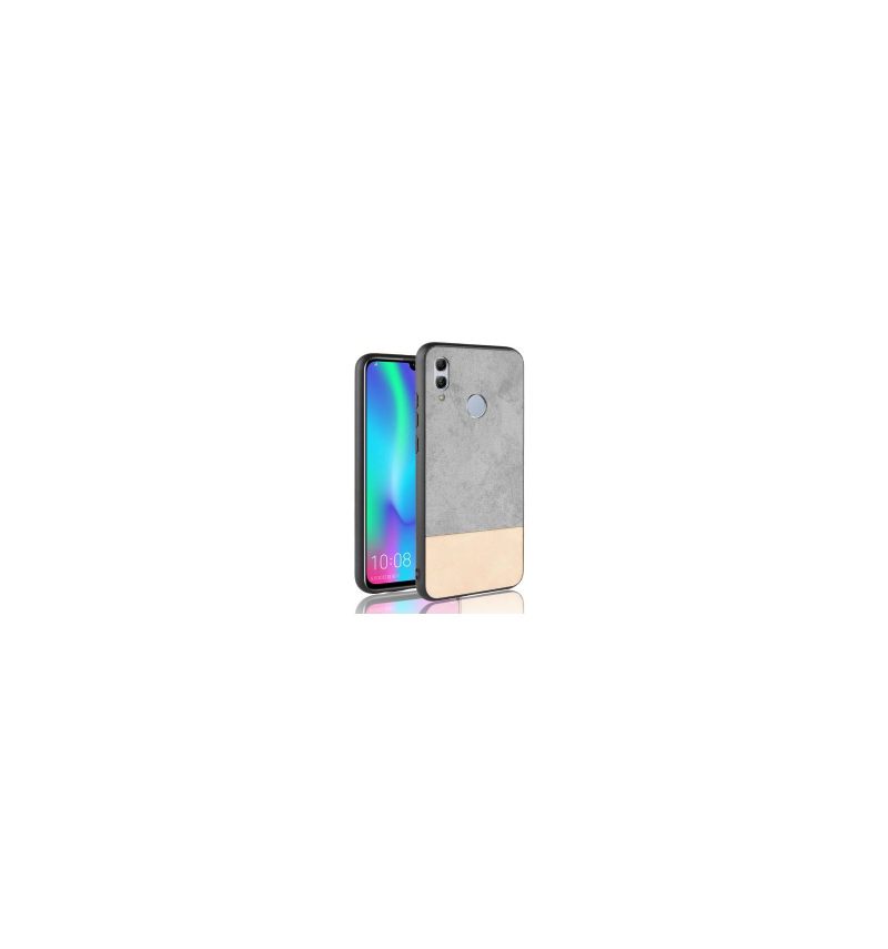 Hoesje voor Honor 10 Lite Tweekleurige Lederen Stijl