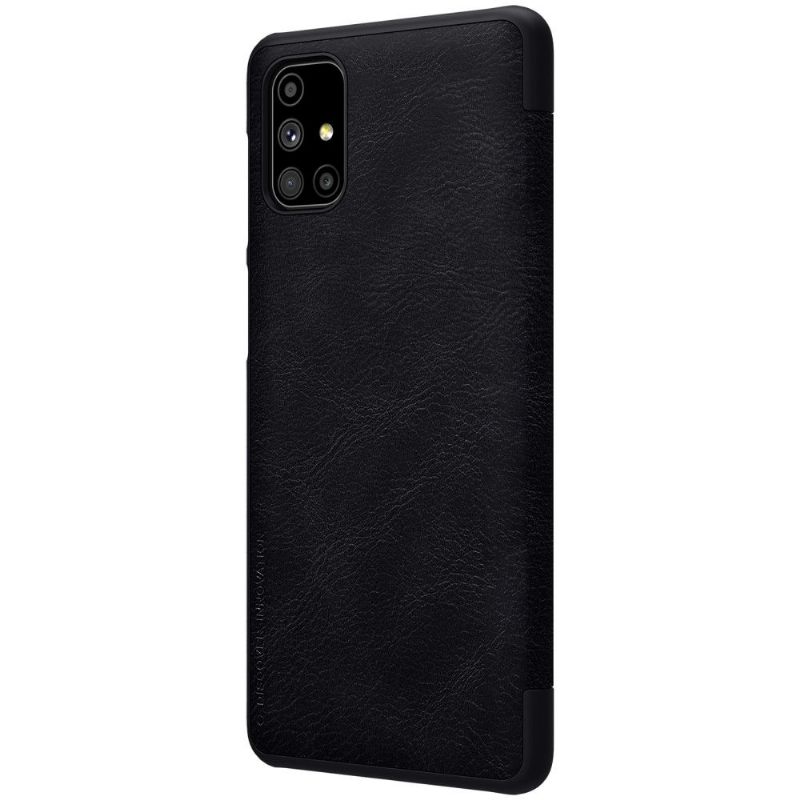 Folio-hoesje voor Samsung Galaxy M51 Qin-serie Leereffect