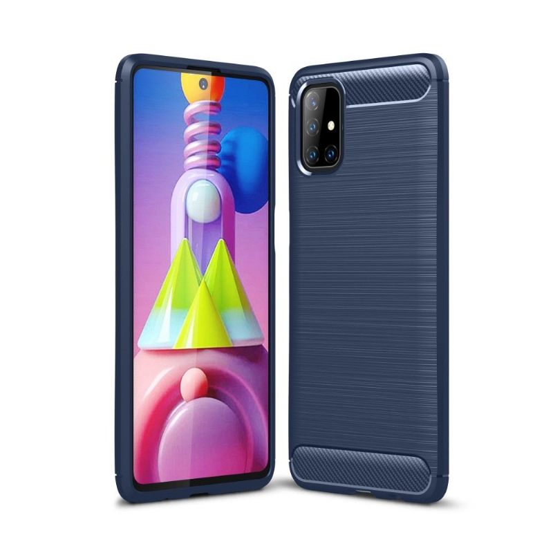 Hoesje voor Samsung Galaxy M51 Flexibel Geborsteld Effect