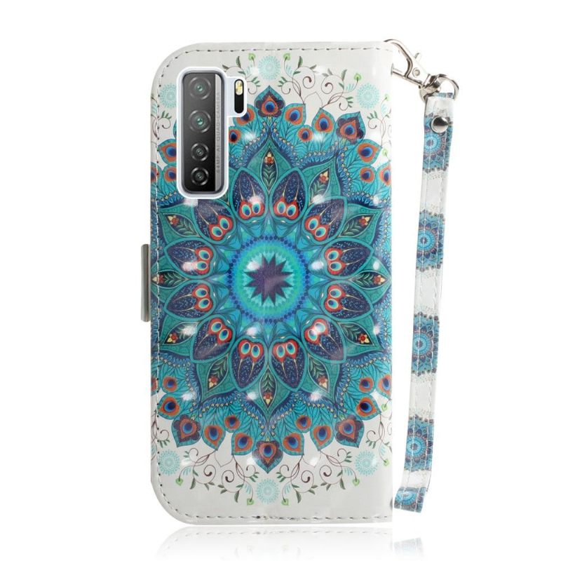 Folio-hoesje voor Huawei P40 Lite 5G Anti-fall Kleurrijke Mandala