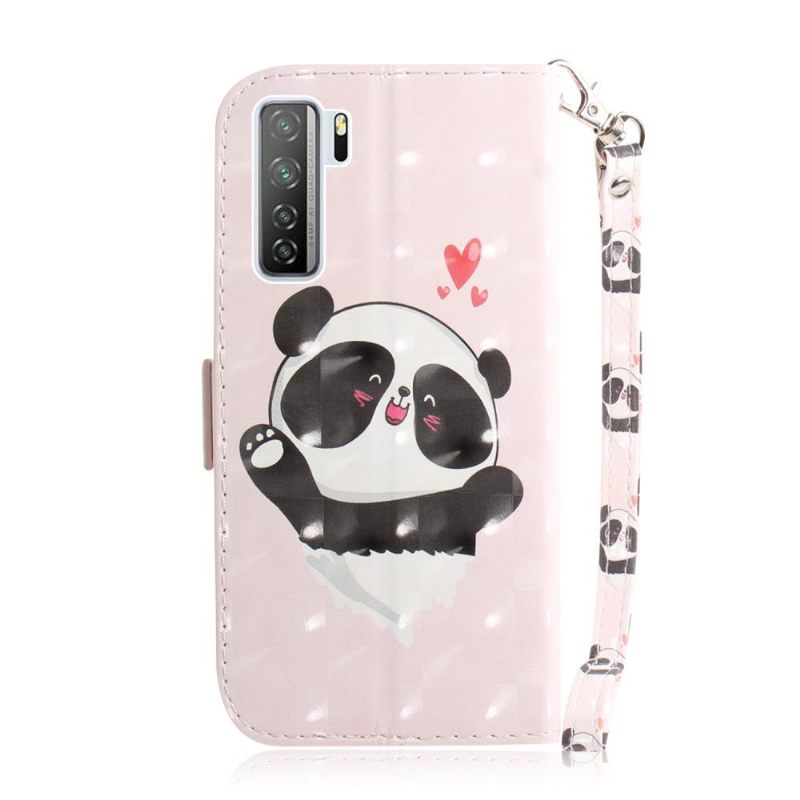 Folio-hoesje voor Huawei P40 Lite 5G Schattige Panda