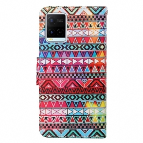 Flip Case voor Vivo Y21 / Y21s / Y33s Azteekse