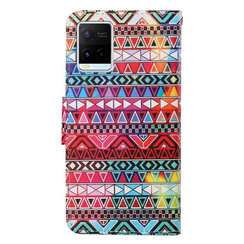 Flip Case voor Vivo Y21 / Y21s / Y33s Azteekse